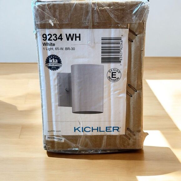 Kichler Lighting 1-Light Outdoor Wall Mount w/ White Down Light Sconce 9234 - Picture 7 of 7